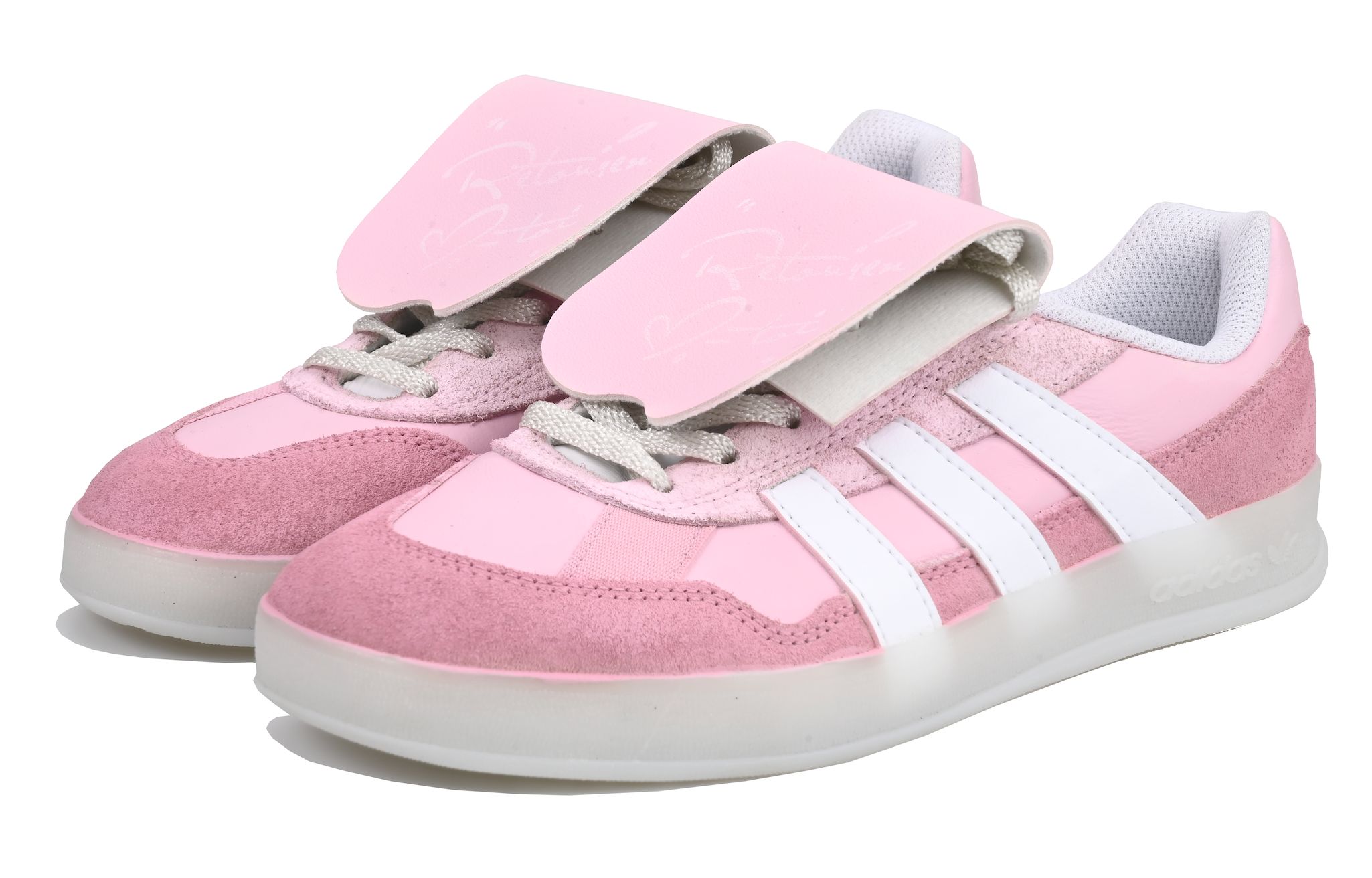 Shop 아디다스 오리지널 알로하 슈퍼 '딸기우유 큐브' (커스텀) IE0657（Team33-草莓奶方-男女款）