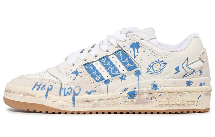 Buy フォーラム84 ADV カスタム"スマイリー" (レトロブルー) FY7998(TeamM-男款嘻哈涂鸦米蓝)