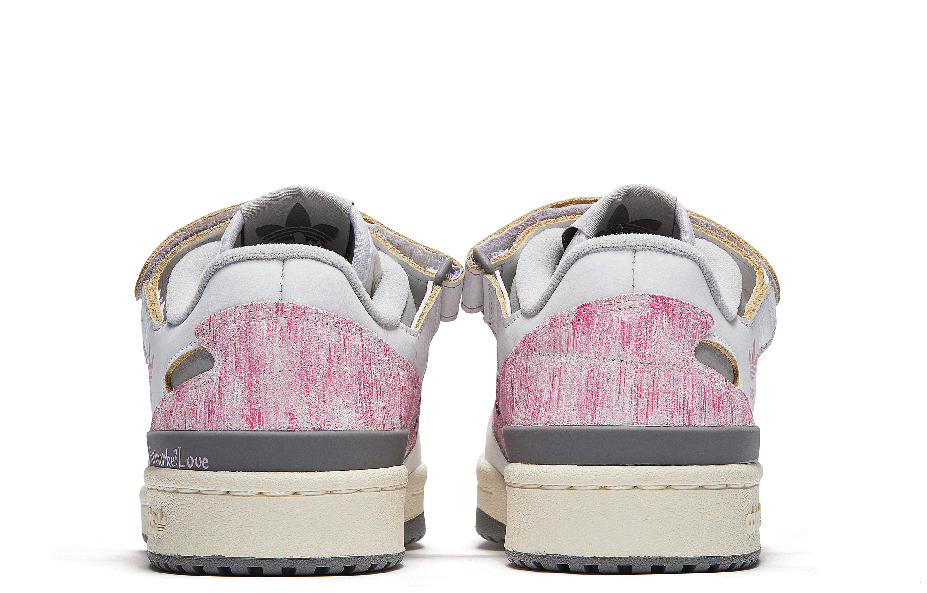 [Custom Shoes] adidas Originals Forum Low 'Da Vinci Custom Pink-White' 圖 5