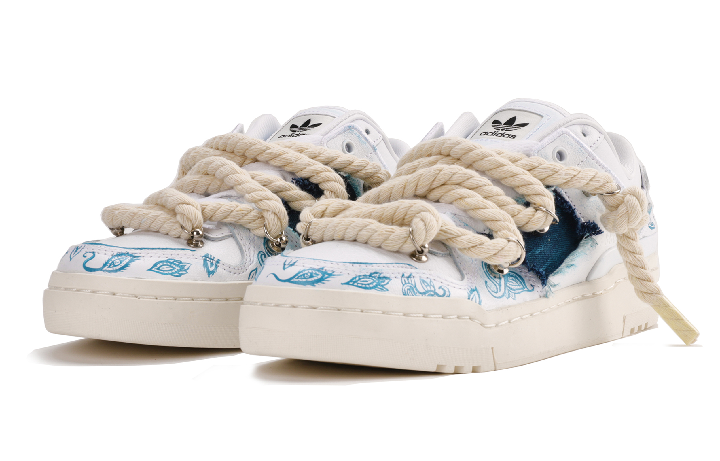 [Custom Shoes] adidas Originals Forum Low 'Denim Rope' 圖 3