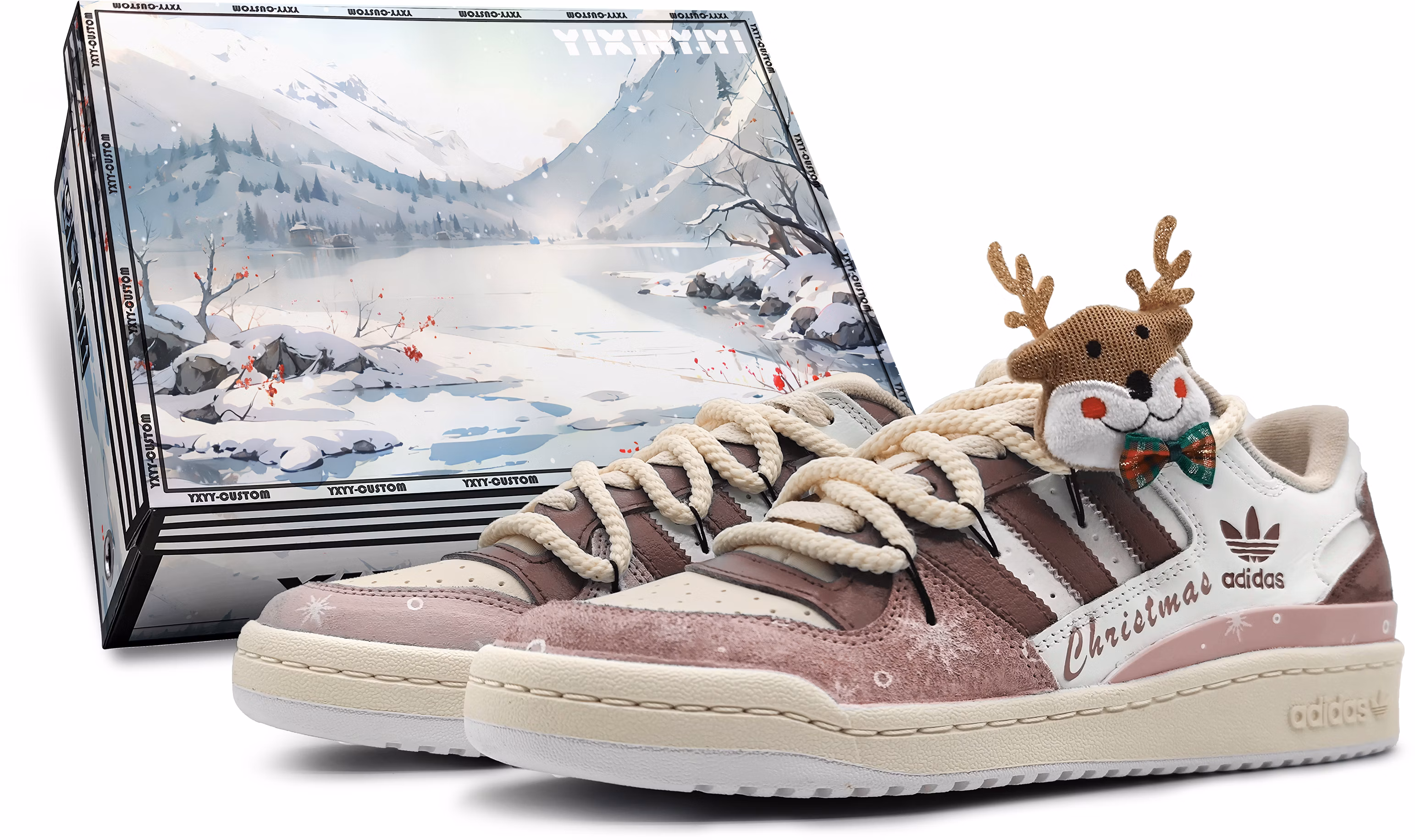 custom-shoes-adidas-originals-forum-low-frozen-snowflake-christmas