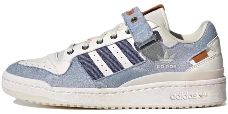 아디다스 오리지널스 포럼 로우 '젠틀 블루 데님' 커스텀 슈즈 HQ6334(Team15-温柔热浪) Details for 아디다스 오리지널스 포럼 로우 '젠틀 블루 데님' 커스텀 슈즈 HQ6334(Team15-温柔热浪)
