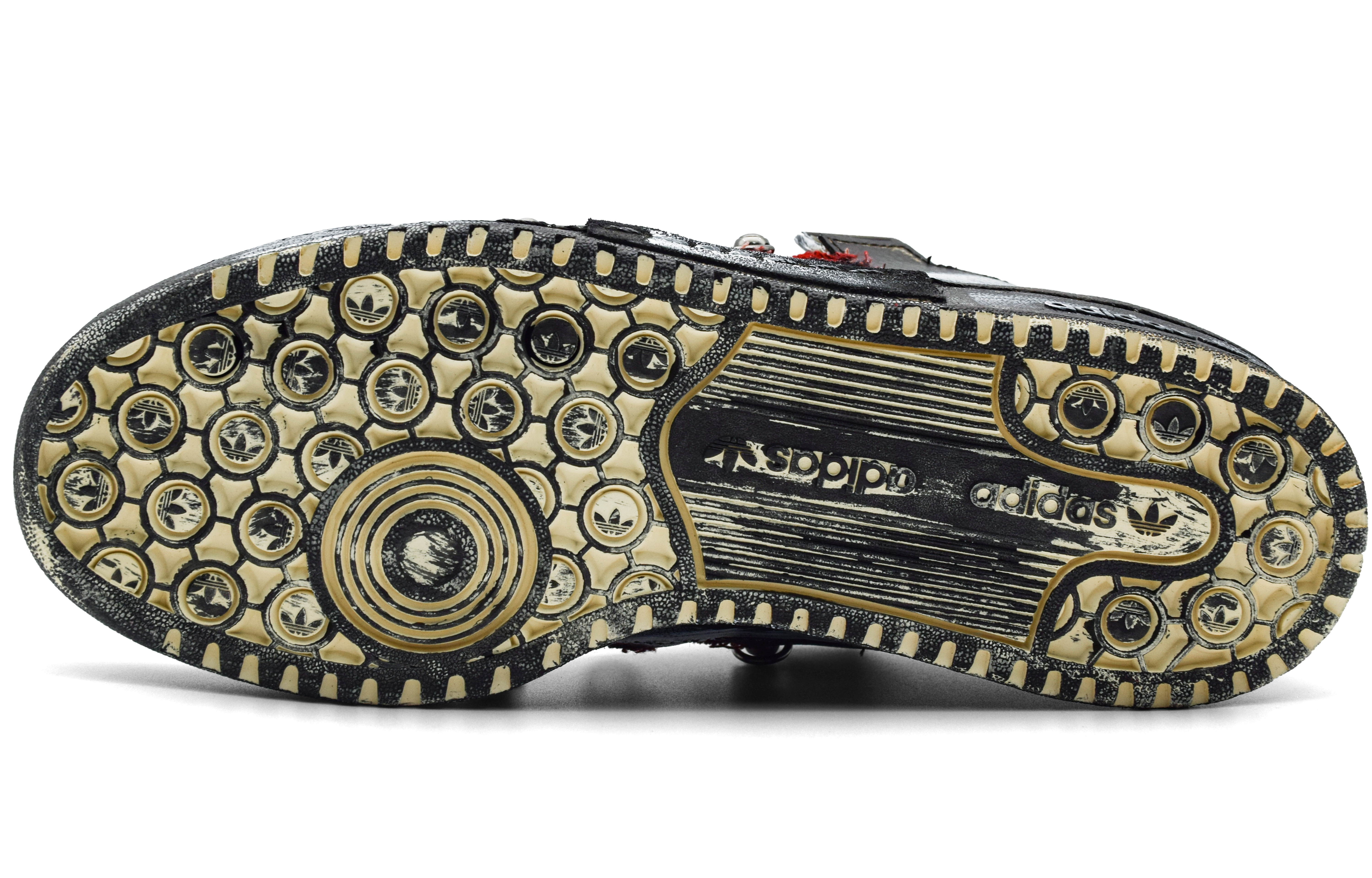 [Custom Shoes] adidas Originals Forum Low 'Gothic Graffiti Black Red' 圖 6