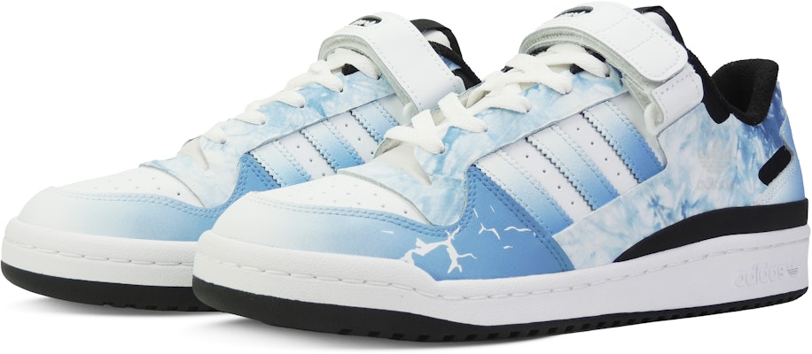 【訂製球鞋】 adidas originals FORUM 冷萃 扎染 清新 漸變 百搭 低筒 帆布鞋 男女通用 冰藍色 Shop 【訂製球鞋】 adidas originals FORUM 冷萃 扎染 清新 漸變 百搭 低筒 帆布鞋 男女通用 冰藍色