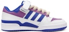 Lookbook 악마의 천사: 아디다스 오리지널 포럼 로우 (화이트 블루 퍼플) FY7756(Teamp-恶魔天使白蓝紫)