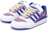 Shop 악마의 천사: 아디다스 오리지널 포럼 로우 (화이트 블루 퍼플) FY7756(Teamp-恶魔天使白蓝紫)