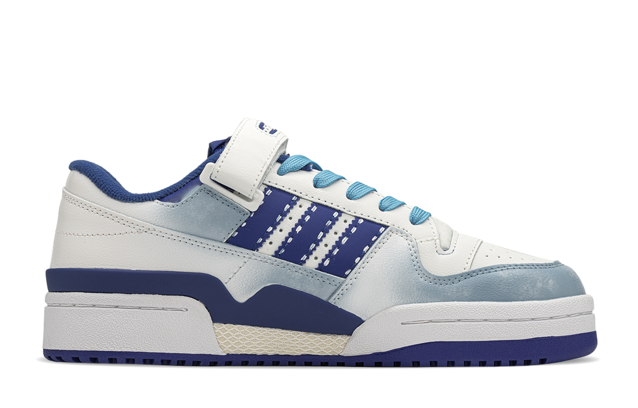 Lookbook [Sepatu Kustom] adidas Originals Forum Low 'Paket Biru Langit' FY7756(TeamA-湛蓝天空S-BOX)