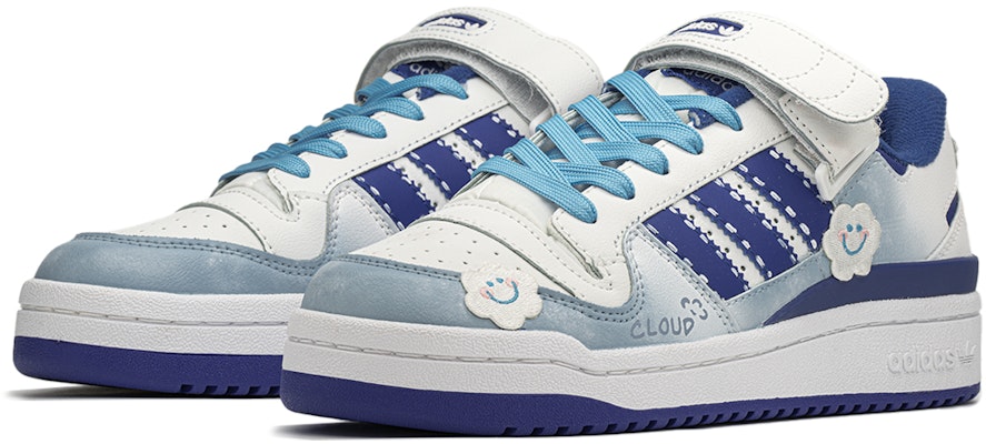 아디다스 오리지널 포럼 로우 "스카이블루 화이트" (커스텀) FY7756(TeamA-湛蓝天空) Shop 아디다스 오리지널 포럼 로우 "스카이블루 화이트" (커스텀) FY7756(TeamA-湛蓝天空)