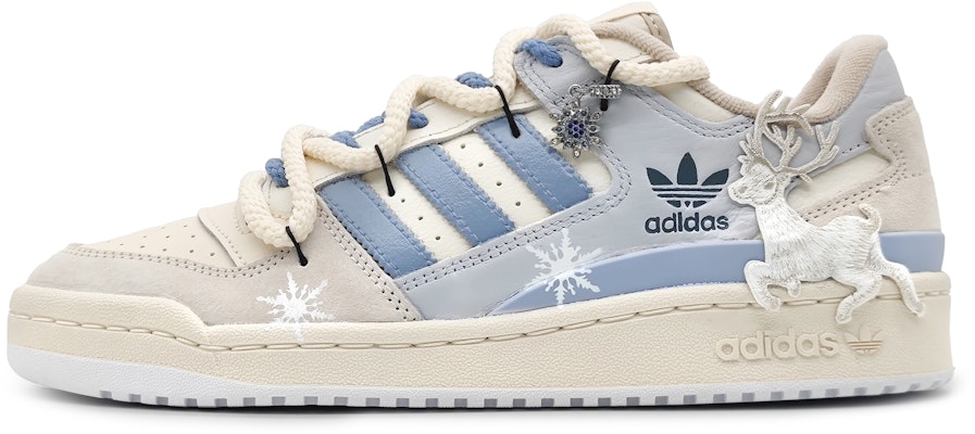 포럼 로우 '눈꽃 순록 - 라이트 블루' 커스텀 슈즈 ID7995(Team142-雪中麋鹿浅蓝SBOX) Order 포럼 로우 '눈꽃 순록 - 라이트 블루' 커스텀 슈즈 ID7995(Team142-雪中麋鹿浅蓝SBOX)