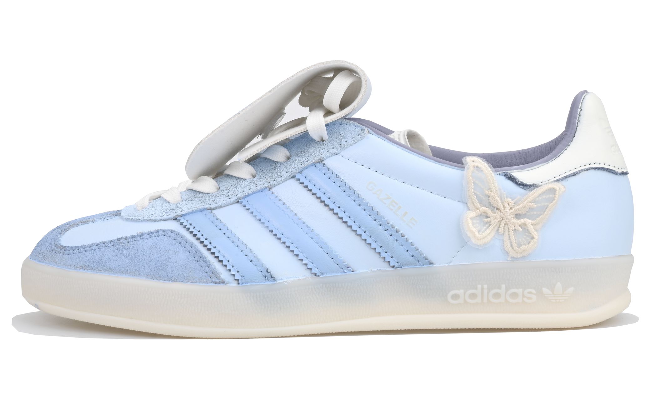 [Custom Shoes] adidas Originals Gazelle 'Midsummer Butterfly Blue-White'
