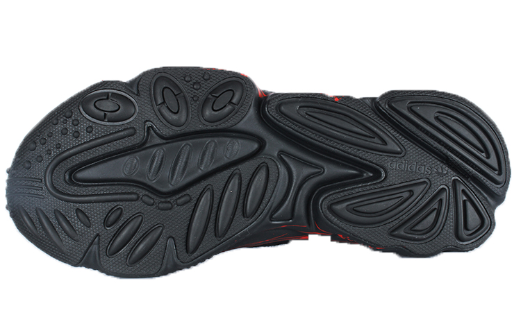 Details for 아디다스 오즈위고 '블랙 워리어 레드' (커스텀) EE6999(Team10-鹤顶红)