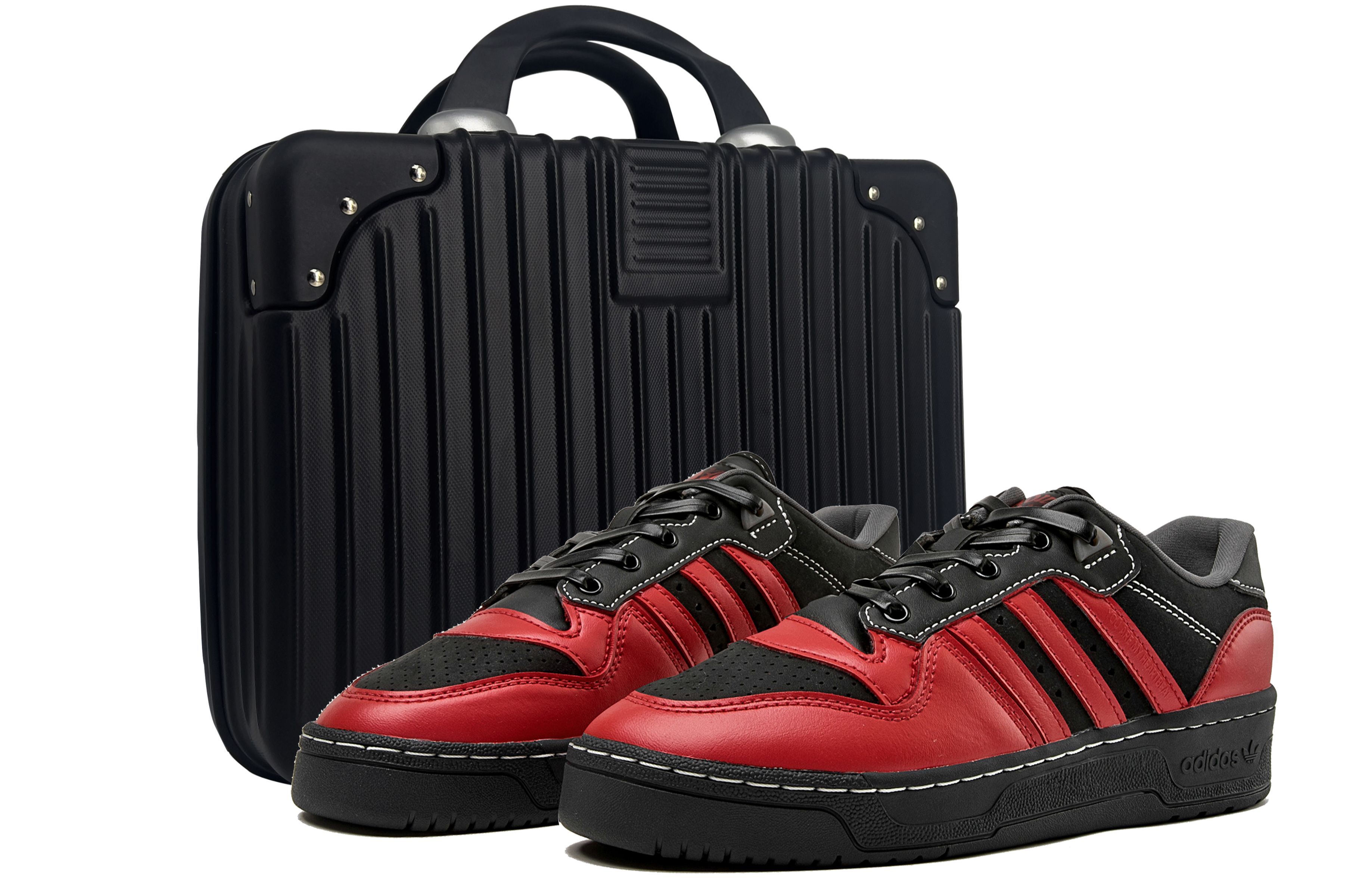 Buy 【訂製球鞋】 adidas originals Rivalry 西裝霸王 街頭 潮流 復古 時尚 百搭 舒適 香波地群島 減震耐磨 低筒 板鞋 男女同款 黑紅