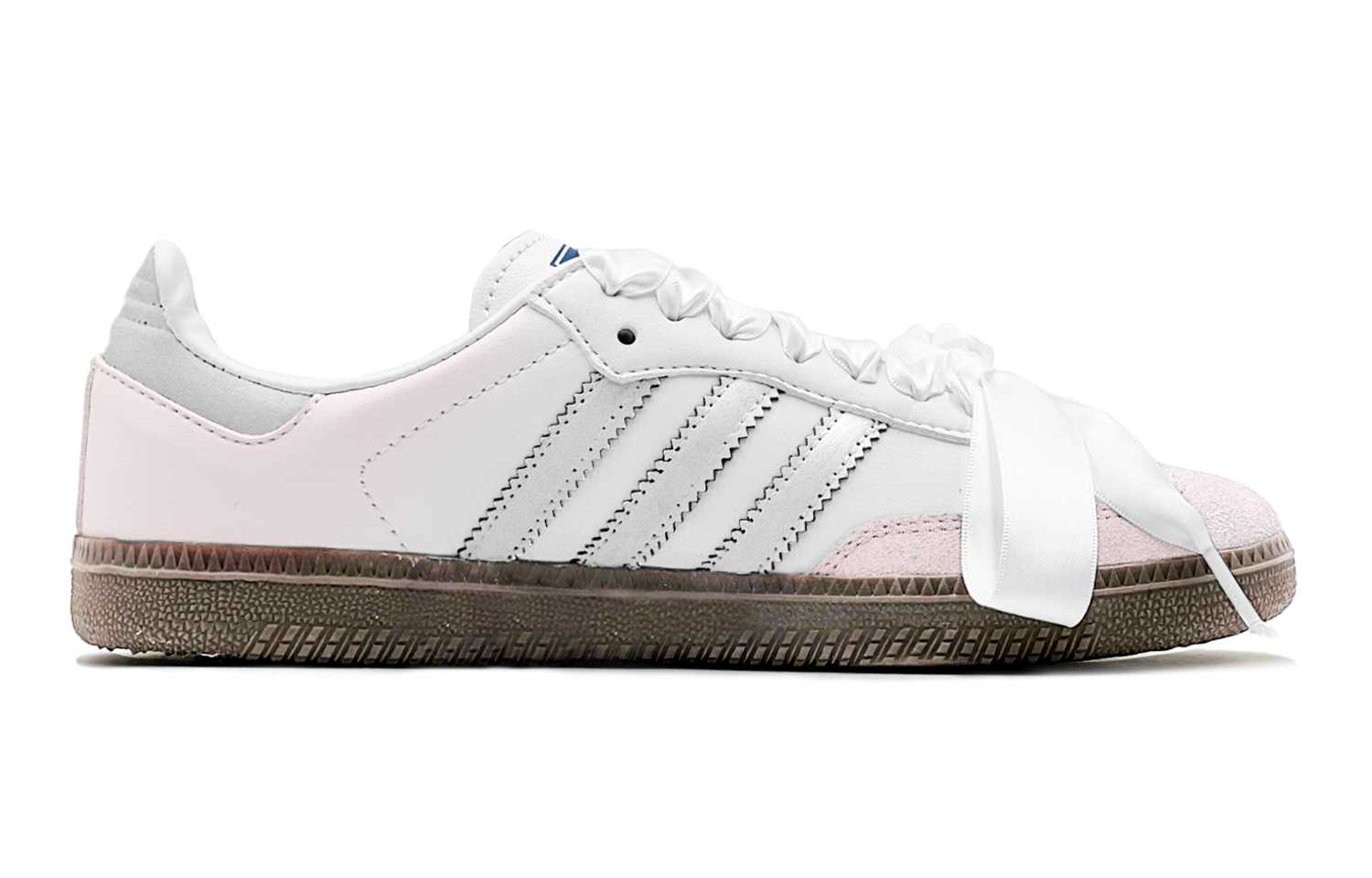 Order 【訂製球鞋】 adidas originals Samba 愛麗絲 蕾絲公主 優雅少女 復古 特殊鞋盒 低筒 板鞋 男女款 粉白