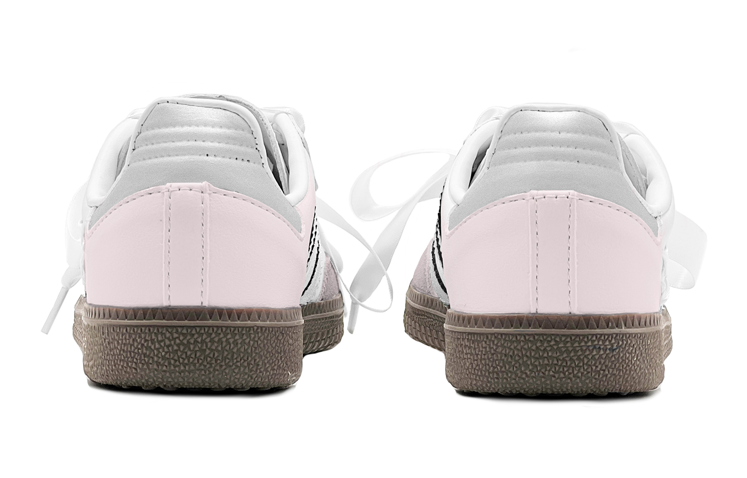 Shop 【訂製球鞋】 adidas originals Samba 愛麗絲 蕾絲公主 優雅少女 復古 特殊鞋盒 低筒 板鞋 男女款 粉白