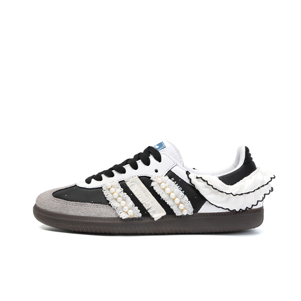 [Custom Shoes] adidas Originals Samba 'Amber Black White'