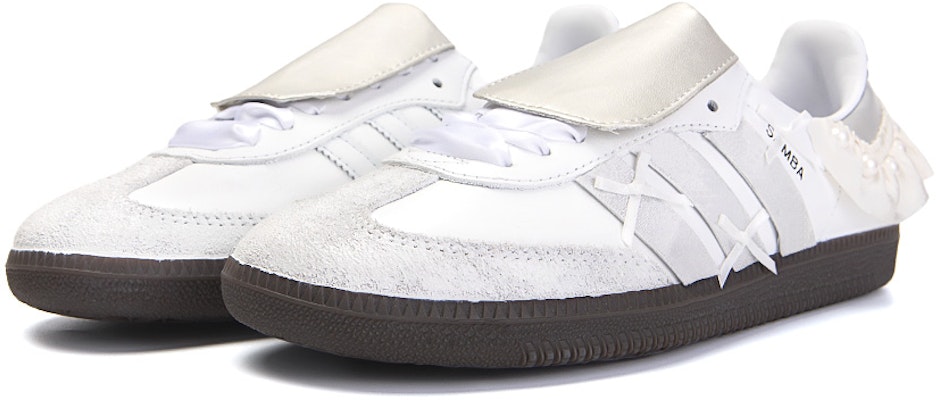 아디다스 오리지널스 삼바 '앰버 화이트' (커스텀) B75806(Team189-纯白之恋) Shop 아디다스 오리지널스 삼바 '앰버 화이트' (커스텀) B75806(Team189-纯白之恋)