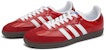 아디다스 오리지널 삼바 '베리 레드 화이트' (커스텀 슈즈) IG1024(TeamI-男女同款赤潮K红白3A24)