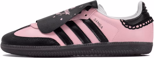 【訂製球鞋】adidas originals Samba KHR 黑粉綁帶 甜酷風 芭蕾風 翻蓋 蕾絲 低筒 板鞋 男女同款 黑粉 Buy 【訂製球鞋】adidas originals Samba KHR 黑粉綁帶 甜酷風 芭蕾風 翻蓋 蕾絲 低筒 板鞋 男女同款 黑粉