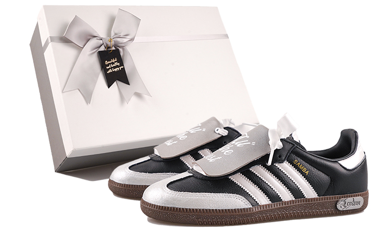 [Custom Shoes] adidas Originals Samba 'Black Silver Princess'