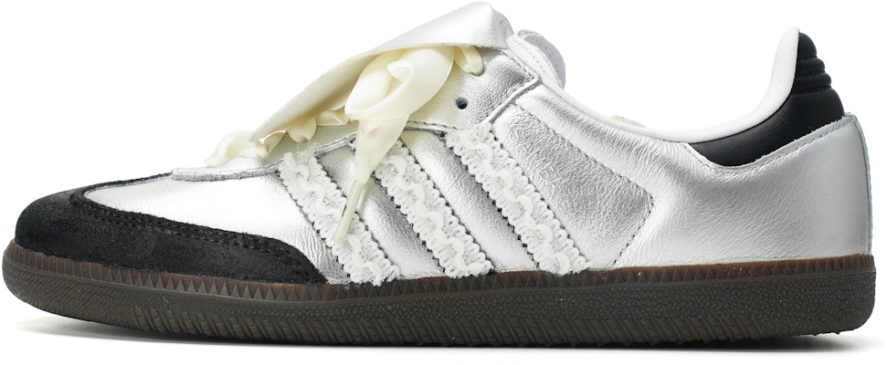 【訂製球鞋】 adidas originals Samba 黑銀Y2K風 甜美芭蕾 舒適百搭 防滑耐磨 低筒 板鞋 男女通款 黑銀 Order 【訂製球鞋】 adidas originals Samba 黑銀Y2K風 甜美芭蕾 舒適百搭 防滑耐磨 低筒 板鞋 男女通款 黑銀