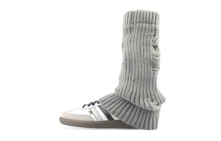 [Custom Shoes] adidas Originals Samba 'Black White Grey Star Patchwork' 圖 2