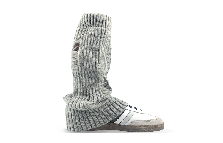 [Custom Shoes] adidas Originals Samba 'Black White Grey Star Patchwork' 圖 3