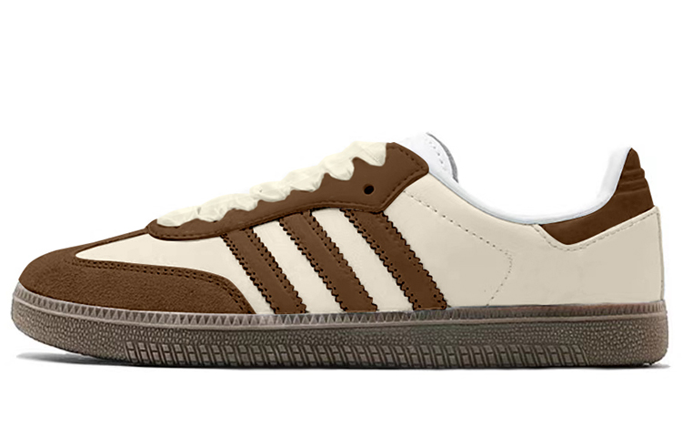 Buy Sepatu Custom adidas Originals Samba 'Coklat Putih Pucat' B75806(TeamY-男女款古美拉德棕米白)