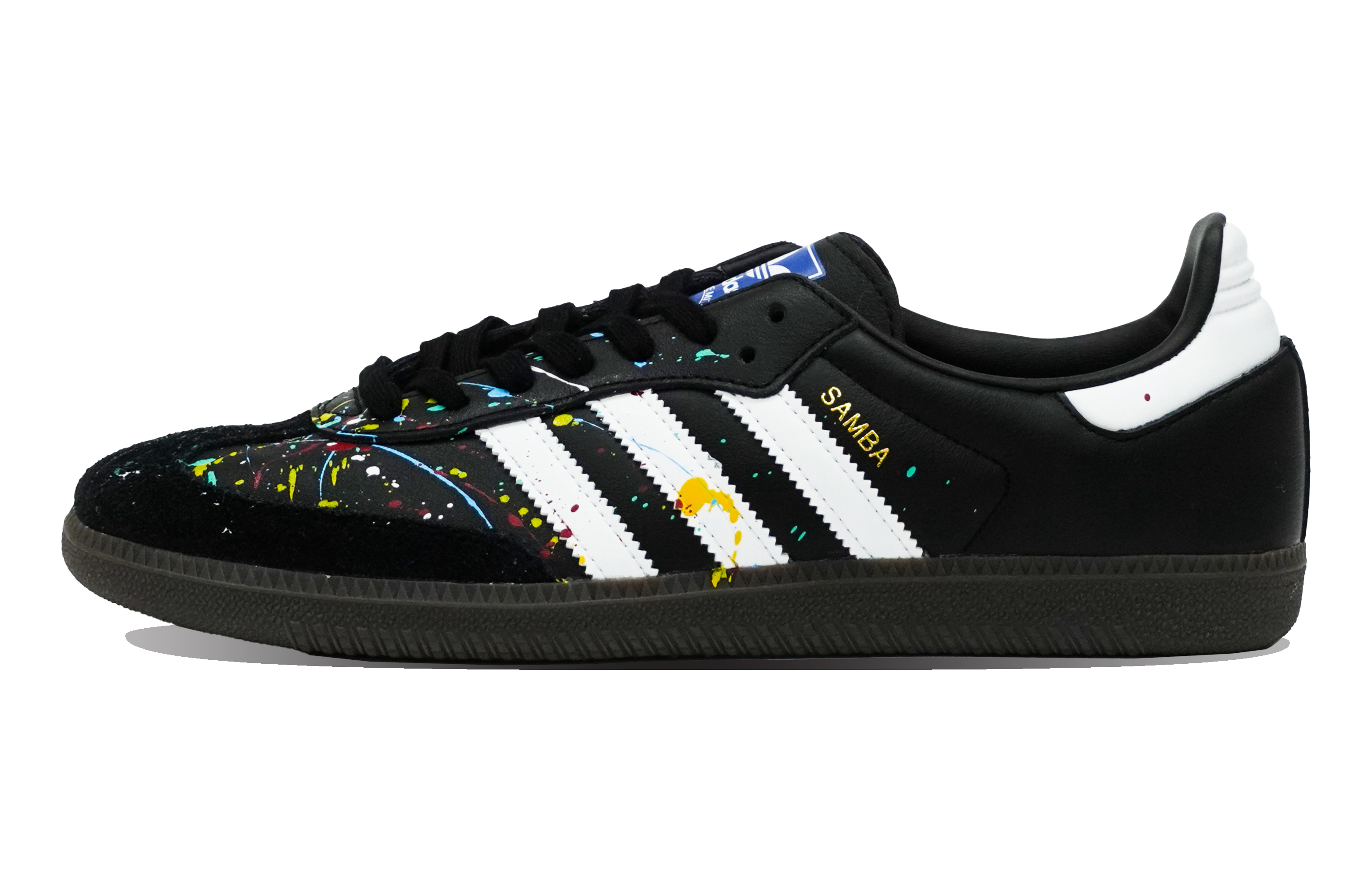 Lookbook 【定制鞋款】阿迪达斯 Originals Samba '缤纷夏日黑' B75807(Team14-阿迪泼墨S-Box)