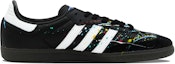 Shop 【客製化球鞋】adidas originals Samba ABLOODING 繽紛夏日系列 非規則隨機濺墨 多彩 清新簡約 低筒 板鞋 兼具男女 黑色