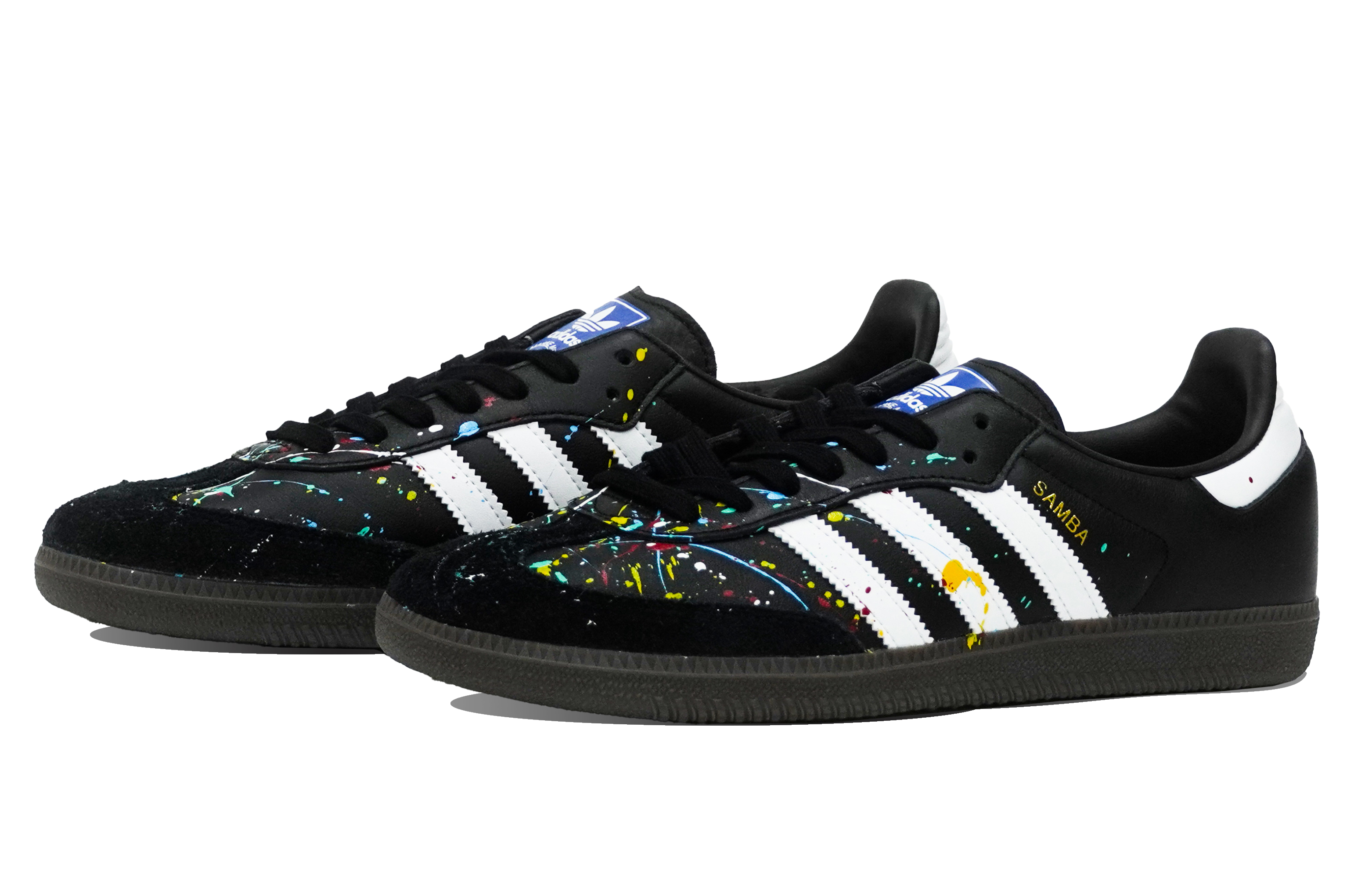 Purchase 【定制鞋款】阿迪达斯 Originals Samba '缤纷夏日黑' B75807(Team14-阿迪泼墨S-Box)
