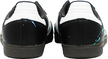 【客製化球鞋】adidas originals Samba ABLOODING 繽紛夏日系列 非規則隨機濺墨 多彩 清新簡約 低筒 板鞋 兼具男女 黑色 Details for 【客製化球鞋】adidas originals Samba ABLOODING 繽紛夏日系列 非規則隨機濺墨 多彩 清新簡約 低筒 板鞋 兼具男女 黑色