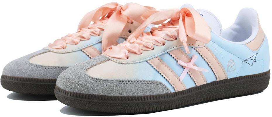 아디다스 오리지널 삼바 '솜사탕' 커스텀 슈즈 B75806(Team168-奶油雪糕S-BOX) Shop 아디다스 오리지널 삼바 '솜사탕' 커스텀 슈즈 B75806(Team168-奶油雪糕S-BOX)