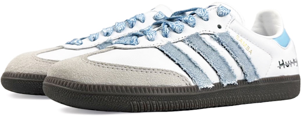 아디다스 오리지널 삼바 '카우부시 화이트-블루' (커스텀 슈즈) B75806(Team40-牛仔很忙S-BOX) Shop 아디다스 오리지널 삼바 '카우부시 화이트-블루' (커스텀 슈즈) B75806(Team40-牛仔很忙S-BOX)