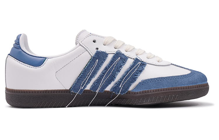 Order [Zapatillas Personalizadas] adidas Originals Samba 'Costura de Mezclilla' IG1024(TeamI-男女同款牛仔缝纫K蓝白)