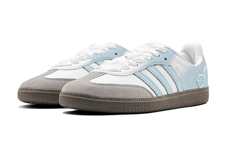 Shop [Kasur Custom] adidas Originals Samba 'Diamond Promise Biru Putih' B75806-481031