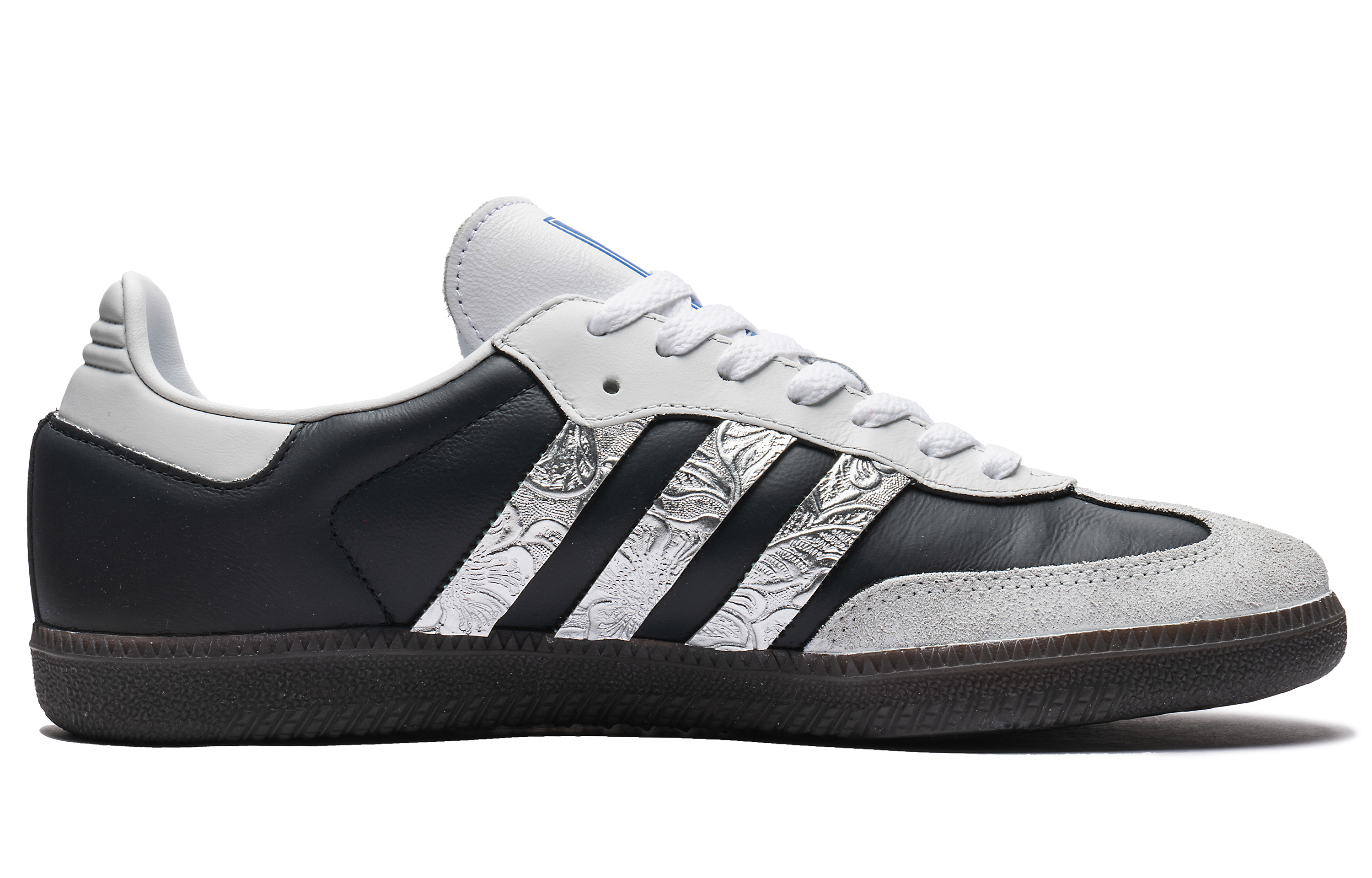 Lookbook 【訂製球鞋】adidas originals Samba G 灰色系列 摩登薇境 哥德風銀翼殺手 低筒 球鞋 男女同款 黑銀