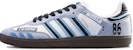 아디다스 오리지널스 삼바 '메카니컬 블루 그레이 그라피티' B75806(Team83-时光隧道男女同款)