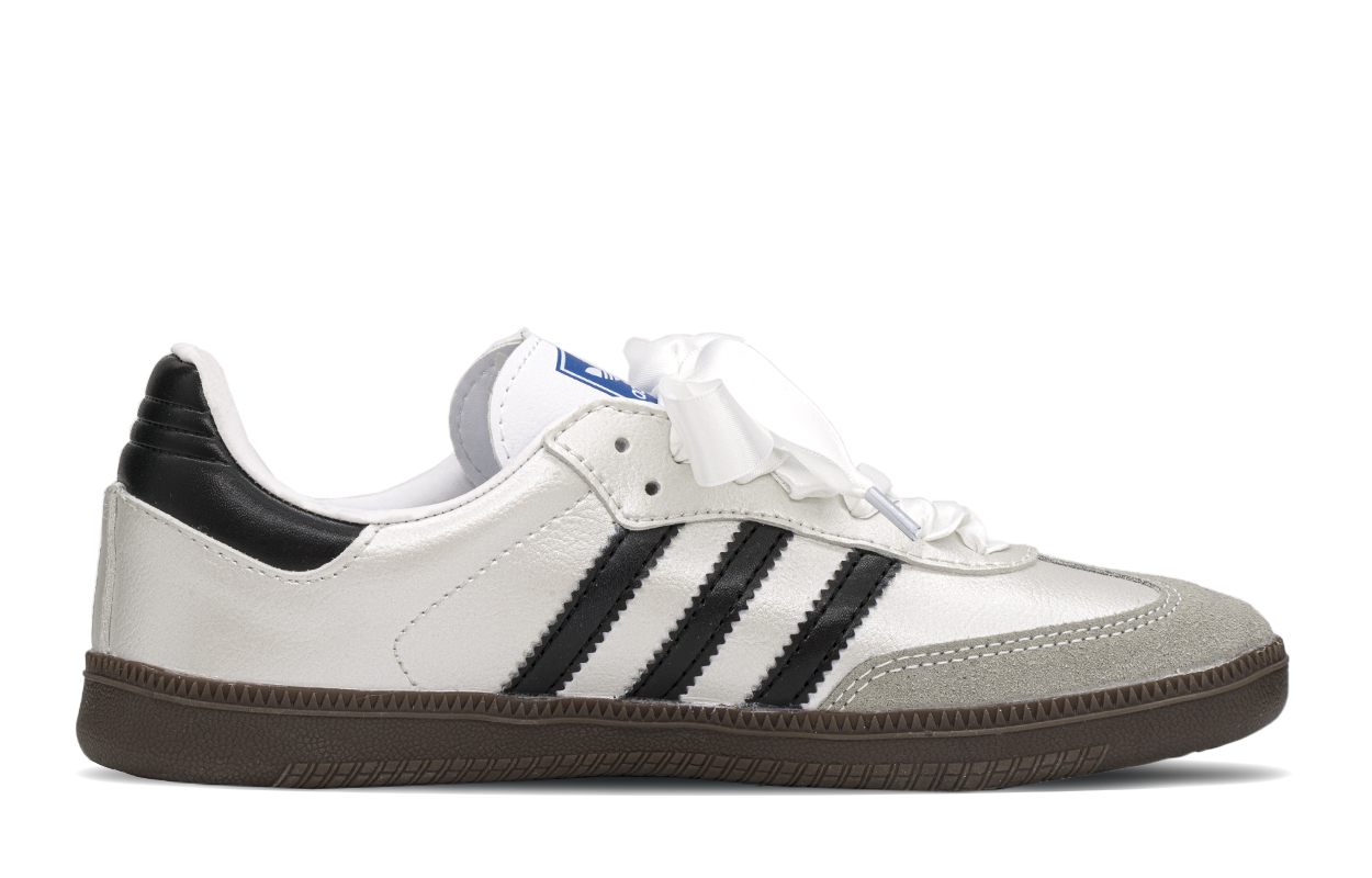 Lookbook [Sepatu Custom] adidas Originals Samba 'Kupu-kupu Perak Cair Metallic Girl' B75806(TeamA-五金蝴蝶)