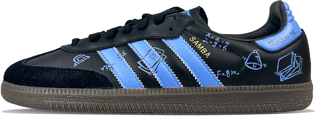 【客製球鞋】adidas originals Samba 球場精靈 開學季 元氣十足 青春 防滑抗震耐磨 低筒 板鞋 男女款 霧霾藍 Order 【客製球鞋】adidas originals Samba 球場精靈 開學季 元氣十足 青春 防滑抗震耐磨 低筒 板鞋 男女款 霧霾藍