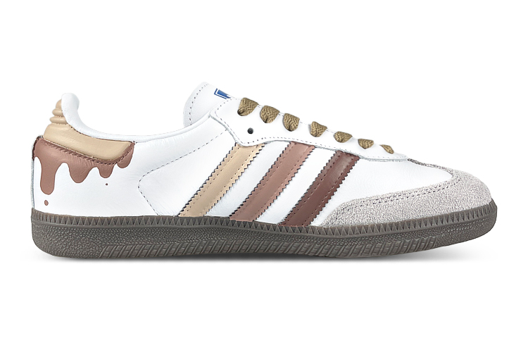 Order [Sepatu Custom] adidas Originals Samba 'Teh Boba Mutiara' B75806(Team47-男女渐变奶茶)
