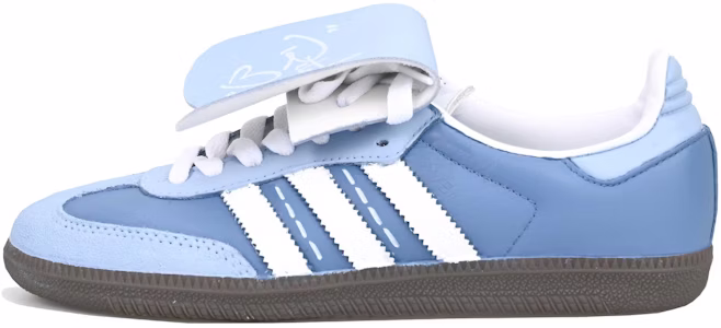 【訂製球鞋】adidas originals Samba 還我蔚藍 低筒 滑板鞋 男女同款 淺藍 Order 【訂製球鞋】adidas originals Samba 還我蔚藍 低筒 滑板鞋 男女同款 淺藍
