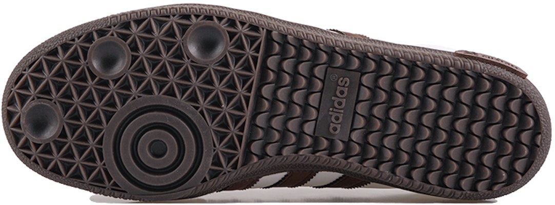 【訂製球鞋】 adidas originals Samba RISK 焦糖可頌 防滑耐磨 低筒 板鞋 男女款 棕白 Details for 【訂製球鞋】 adidas originals Samba RISK 焦糖可頌 防滑耐磨 低筒 板鞋 男女款 棕白