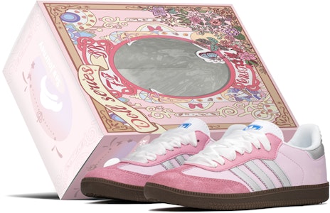 【訂製球鞋】adidas originals Samba FZBB 清新禮盒 可愛 貓咪 甜 百搭 低筒 板鞋 男女款 粉白 Buy 【訂製球鞋】adidas originals Samba FZBB 清新禮盒 可愛 貓咪 甜 百搭 低筒 板鞋 男女款 粉白