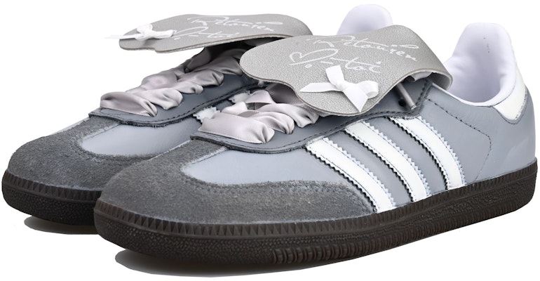 아디다스 오리지널스 삼바 '화이트 그레이' 커스텀 슈즈 B75806(Team33-格雷系-男女款) Shop 아디다스 오리지널스 삼바 '화이트 그레이' 커스텀 슈즈 B75806(Team33-格雷系-男女款)