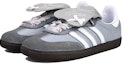 Shop 아디다스 오리지널스 삼바 '화이트 그레이' 커스텀 슈즈 B75806(Team33-格雷系-男女款)