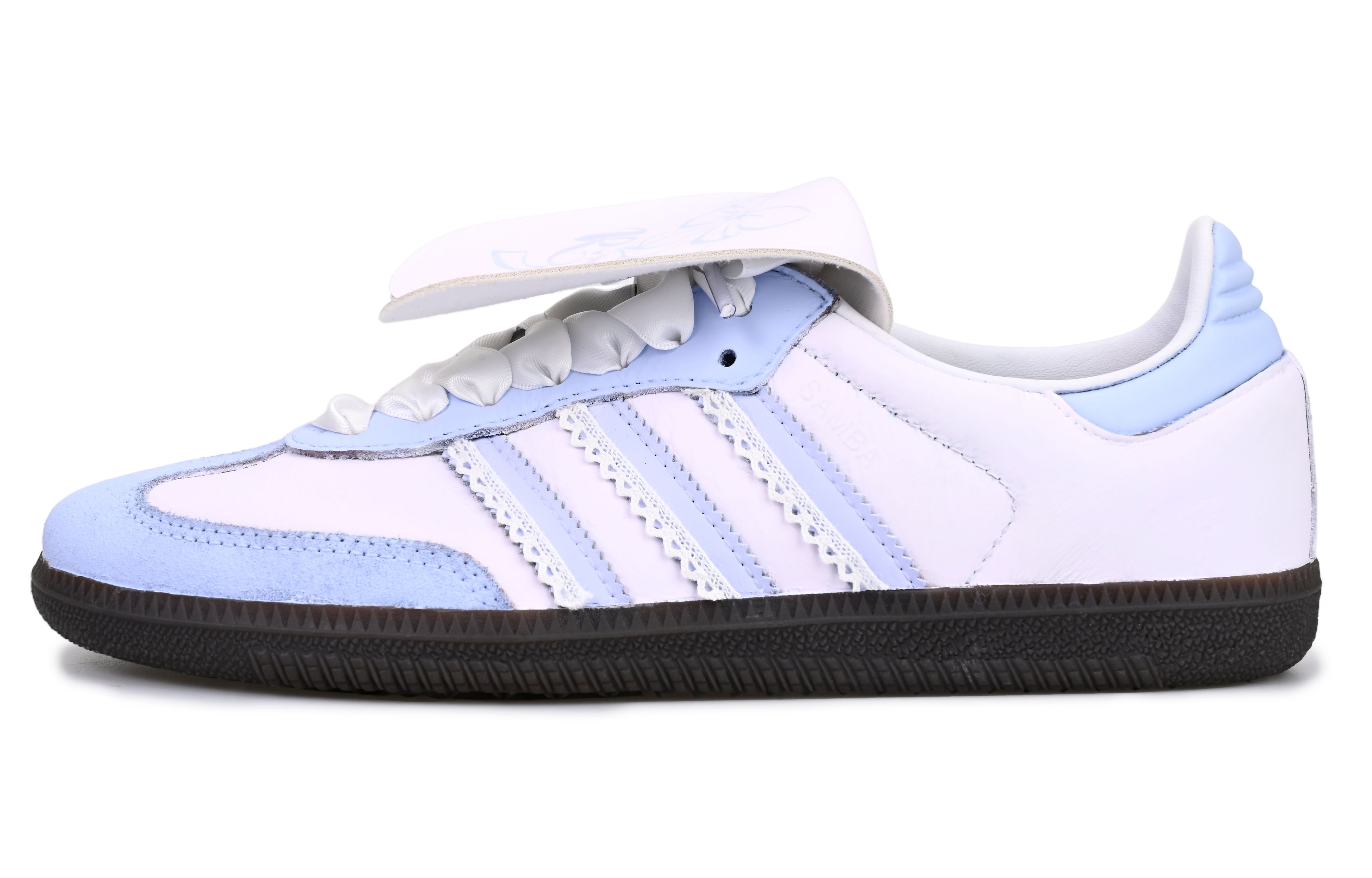 [Custom Shoes] adidas Originals Samba 'Wisteria Monet's Garden' 圖 2