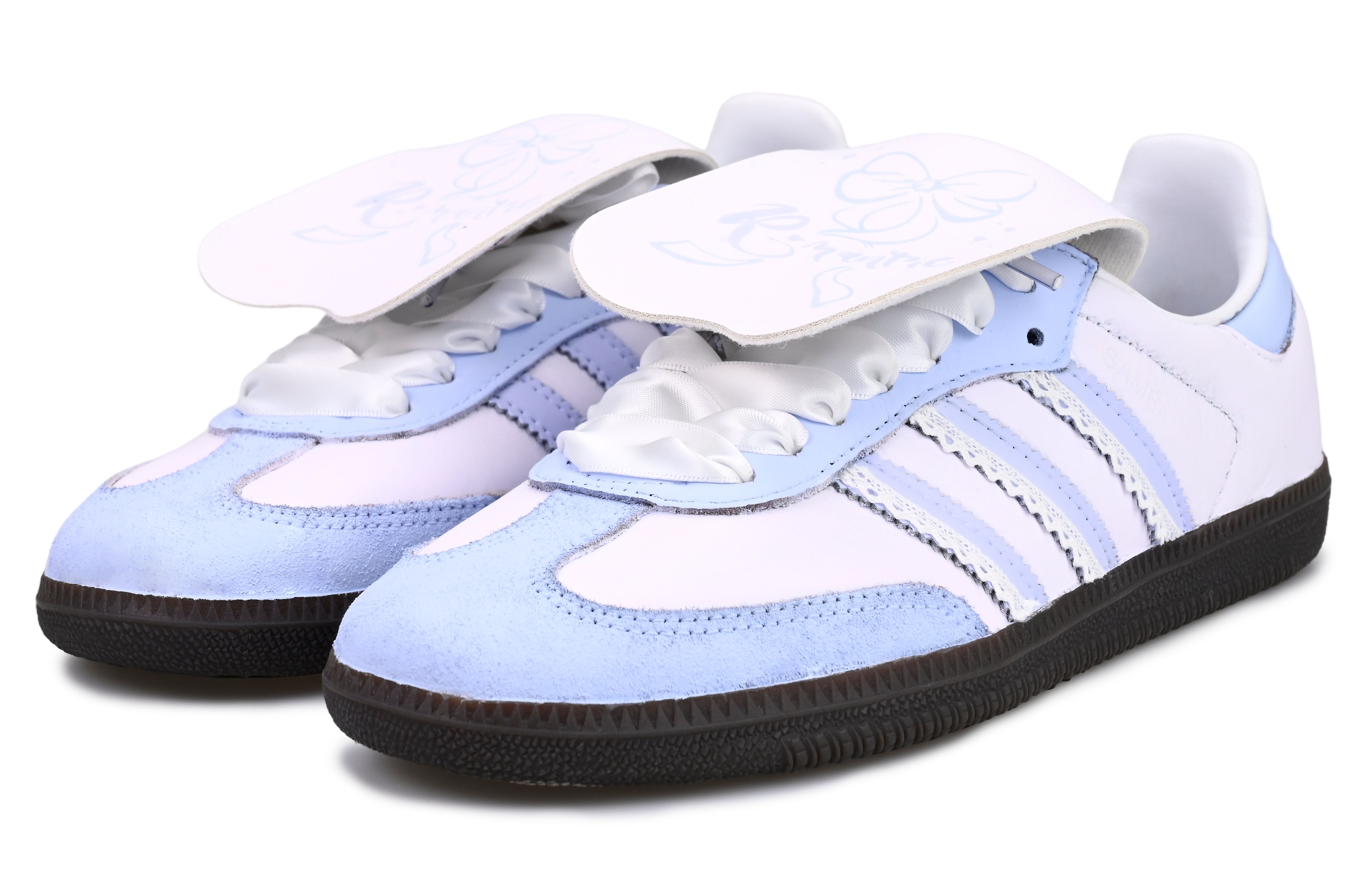 [Custom Shoes] adidas Originals Samba 'Wisteria Monet's Garden' 圖 4