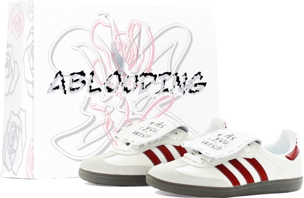 아디다스 삼바 OG '앱블루딩' 커스텀 (Adidas Samba OG 'Ablooding' Custom) IG1024-444042 Buy 아디다스 삼바 OG '앱블루딩' 커스텀 (Adidas Samba OG 'Ablooding' Custom) IG1024-444042