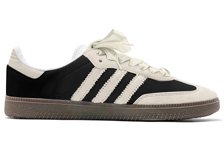 Order 아디다스 삼바 OG '발레 크림' (커스텀) B75806(TeamY-男女款奶油小熊黑米白)