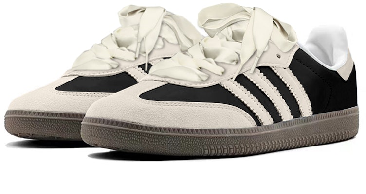아디다스 삼바 OG '발레 크림' (커스텀) B75806(TeamY-男女款奶油小熊黑米白) Lookbook 아디다스 삼바 OG '발레 크림' (커스텀) B75806(TeamY-男女款奶油小熊黑米白)